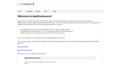 Desktop Screenshot of dashcommerce.org